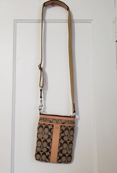 Coach Signature Canvas Crossbody - Picture 1 of 8